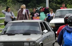 Migrantes venezolanos.