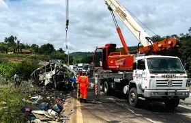Imagen del accidente. 