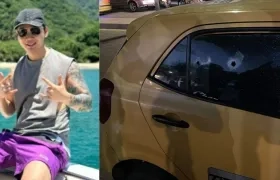 La víctima se transportaba en un taxi cuando fue baleada. 