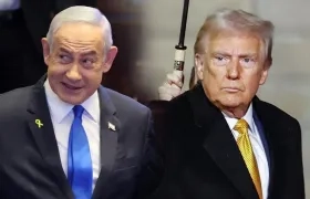 Benjamín Netanyahu / Donald Trump. 
