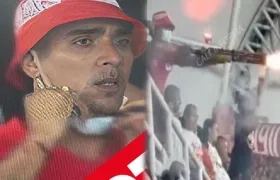 Capturado por los hechos de violencia en la final de la Copa Colombia. 