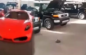 La colección de carros alta gama del expresidente de Siria.