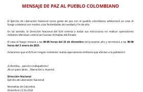 Comunicado del ELN