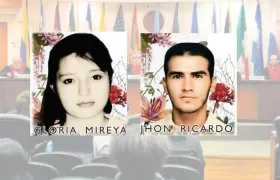 Gloria Bogotá y Jhon Ricardo Ubaté. 