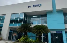 Una sede de la EPS Sura en Barranquilla. 