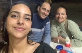 Ángela Lora, Marlon Lora y Yurlay Rincón.