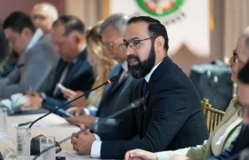 El Ministro de Minas y Energía, Andrés Camacho.