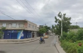 Calle 48 con carrera 24, dirección donde se presentó el crimen en Villa Muvdi. 