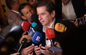 Juan Fernando Cristo, ministro del Interior, tras hundirse la Reforma Política. 