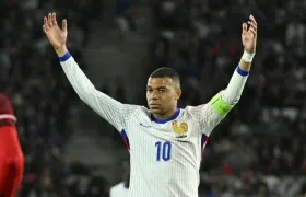 Kylian Mbappé en la Eurocopa 2024.