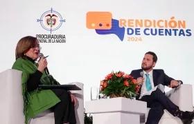 La Procuradora Margarita Cabello en la rendición de cuentas el pasado 11 de diciembre