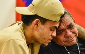 Luis Díaz y su padre Luis Manuel ‘Mane’ Díaz