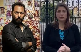 Daniel Mendoza y la Defensora del Pueblo, Iris Marín.
