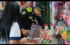 Operativo de la Policía en búsqueda de pólvora.