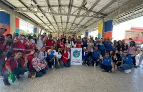 Voluntarios aliados por el Caribe. 