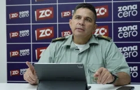  Coronel John Harvey Peña Riveros, comandante de la Policía Atlántico.