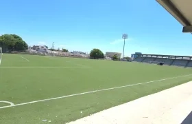 Cancha de fútbol del polideportivo de Hipódromo, en Soledad. 