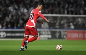 James Rodríguez ha jugado seis partidos de Liga y uno de Copa del Rey con el Rayo Vallecano. 