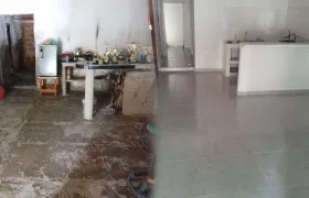 Mejoramiento realizado en la vivienda de Silfredo Caballero. 