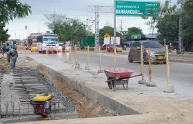 Aspecto de la Calle 30 en el sector de Tauro.