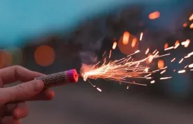 Imagen de referencia del uso de la pólvora. 