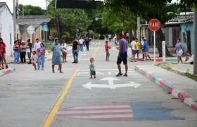 Vías recuperadas por el Distrito de Barranquilla.