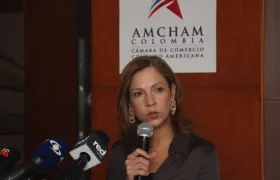 María Claudia Lacouture, presidente ejecutiva de la Cámara Colombo Americana. 