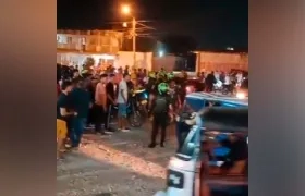 Lugar donde se presentó el ataque sicarial. 