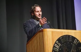 Juan Camilo Zuloaga Eslait, durante la ceremonia. 