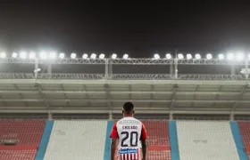 Deiber Caicedo en el Metropolitano.