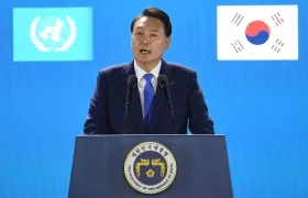 El presidente surcoreano, Yoon Suk-yeol. 