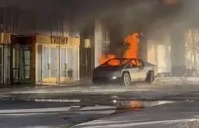 Explosión en el Trump Hotel de Las Vegas