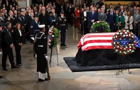Homenaje al fallecido expresidente Jimmy Carter, en el Capitolio de EE. UU. en Washington. 