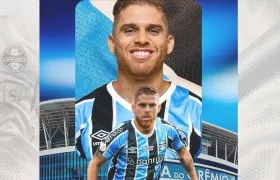 El anuncio de Gremio con el fichaje de Gustavo Cuéllar.