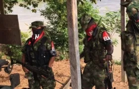 Guerrilleros del ELN en el Catatumbo. 