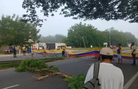 Bloqueo en La Cordialidad.