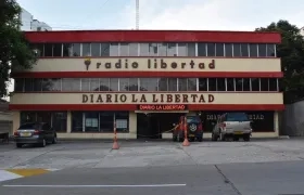 Fachada del diario La Libertad.
