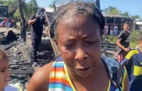 Marta Cecilia Palacio Bermúdez, una de las afectadas. 