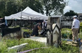 Intervención en Cementerio Central de Neiva.