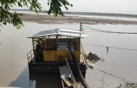 Sequía en el Río Magdalena.