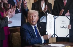 El presidente de Estados Unidos, Donald Trump.