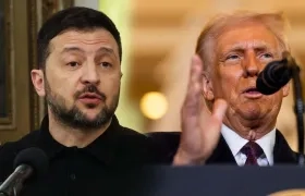 Volodímir Zelenski y Donald Trump.