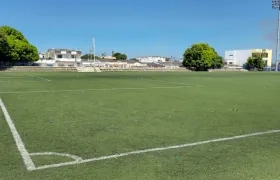 Cancha del polideportivo de Hipódromo. 