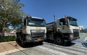 Carrotanques entregados por la UNGRD al Atlántico. 