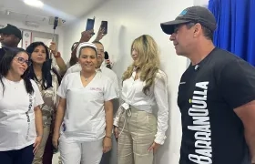 Alcalde Alejandro Char durante la entrega del Nuevo Hospital Barranquilla.