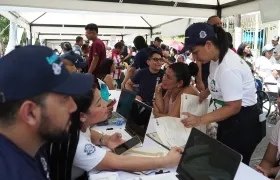 Oferta institucional en los barrios adelantada por la Alcaldía de Barranquilla. 