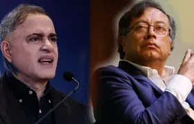 Tarek William Saab, Fiscal General de Venezuela, y Gustavo Petro, Presidente de Colombia.