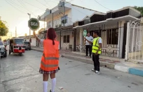 Actividades de regulación vial en Soledad.