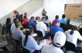 Reunión del Distrito con los recicladores de oficio.