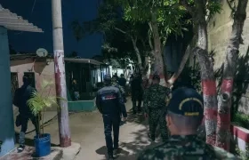 Caravana de seguridad en Soledad.